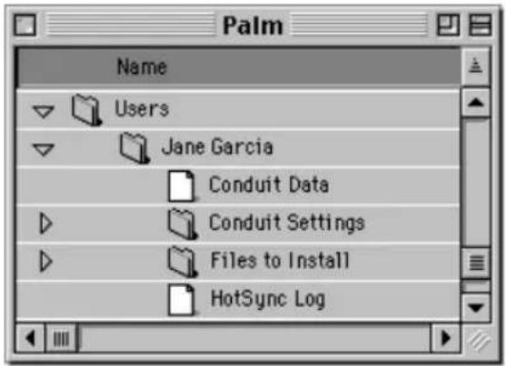 PALM m505 - Exécution d'une HotSync pour la première fois : Macintosh - 1