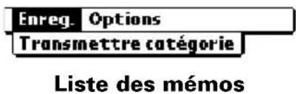 PALM m505 - Menus Enreg. - 1