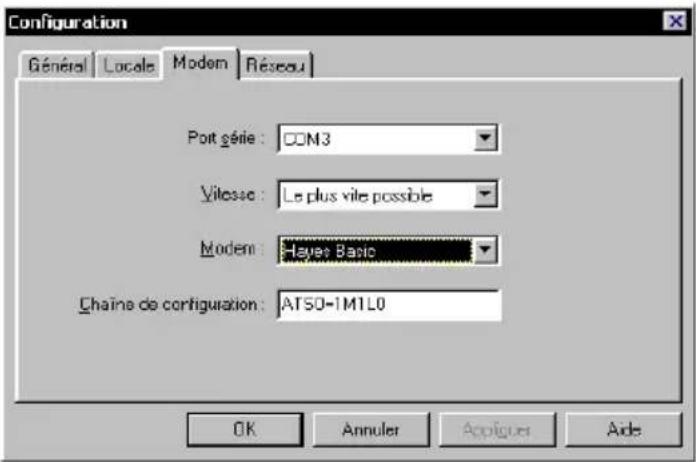 PALM m505 - Pour préparer un ordinateur Windows en vue d'une opération HotSync par modem : - 1