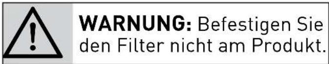 GRUNDIG GSBS5100 - 4.9.1.Befestigung des externen Filters an der Wand (optional) - 1