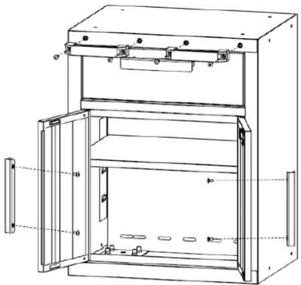 MSW GTC-200G - Montaż uchwytów - 1