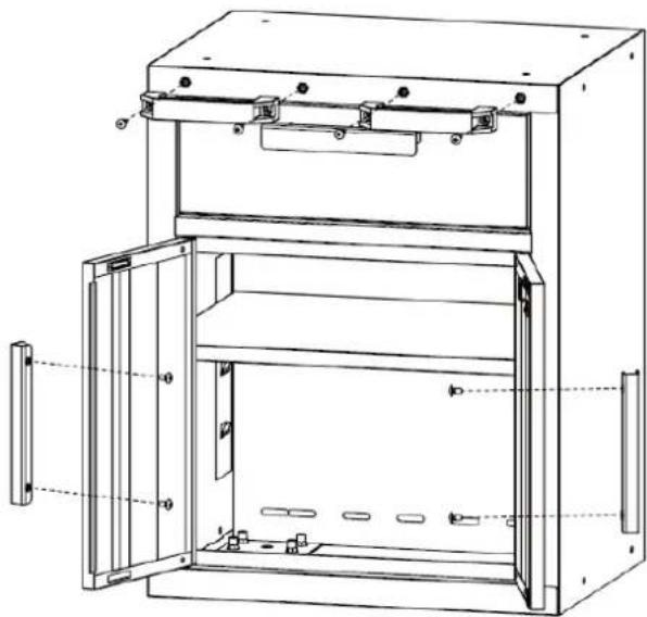 MSW GTC-200G - Anbringen der Griffe - 1