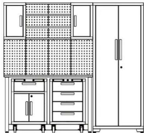 MSW GTC-200G - Montering av arbeidsbenken - 6