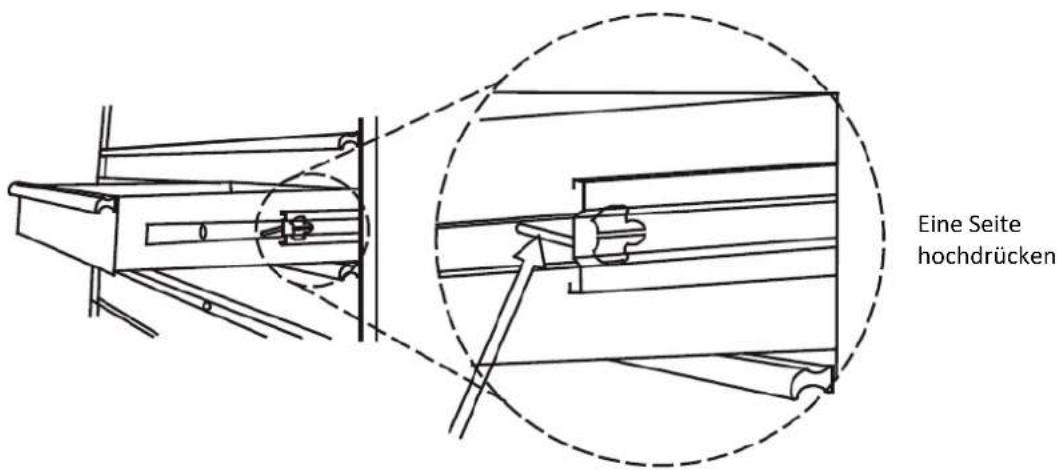 MSW GTC-200G - Ausbau der Schublade - 1