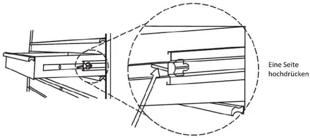 MSW GTC-100L - Ausbau der Schublade - 1