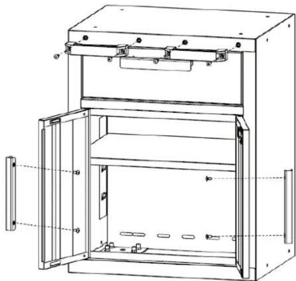 MSW GTC-100L - Installation des poignées - 1