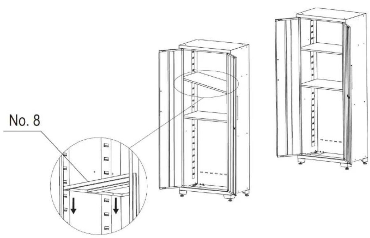MSW GTC-100L - Montaje de estantes - 1