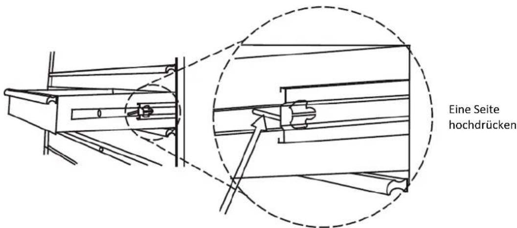 MSW GTC-100L - Ausbau der Schublade - 1