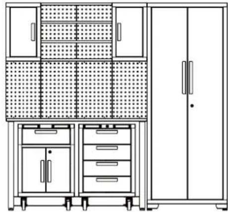 MSW GTC-100L - Montering av hyller - 7