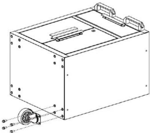 MSW GTC-100L - Pyörien asennus - 1