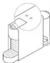 KRUPS Nespresso Essenza Mini XN110B - Reset to Factory Settings / Restauration des réglages par défaut - 4