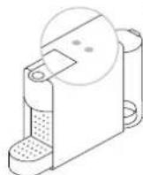 KRUPS Nespresso Essenza Mini XN110B - Fabrieksinstellingen herstellen/ Επαναφορά εργοστασιακών ρυθμίσεων - 4