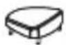 Deltaco ARM-0452 - TV/DISPLAY FLOOR STAND WITH WHEELS - 3