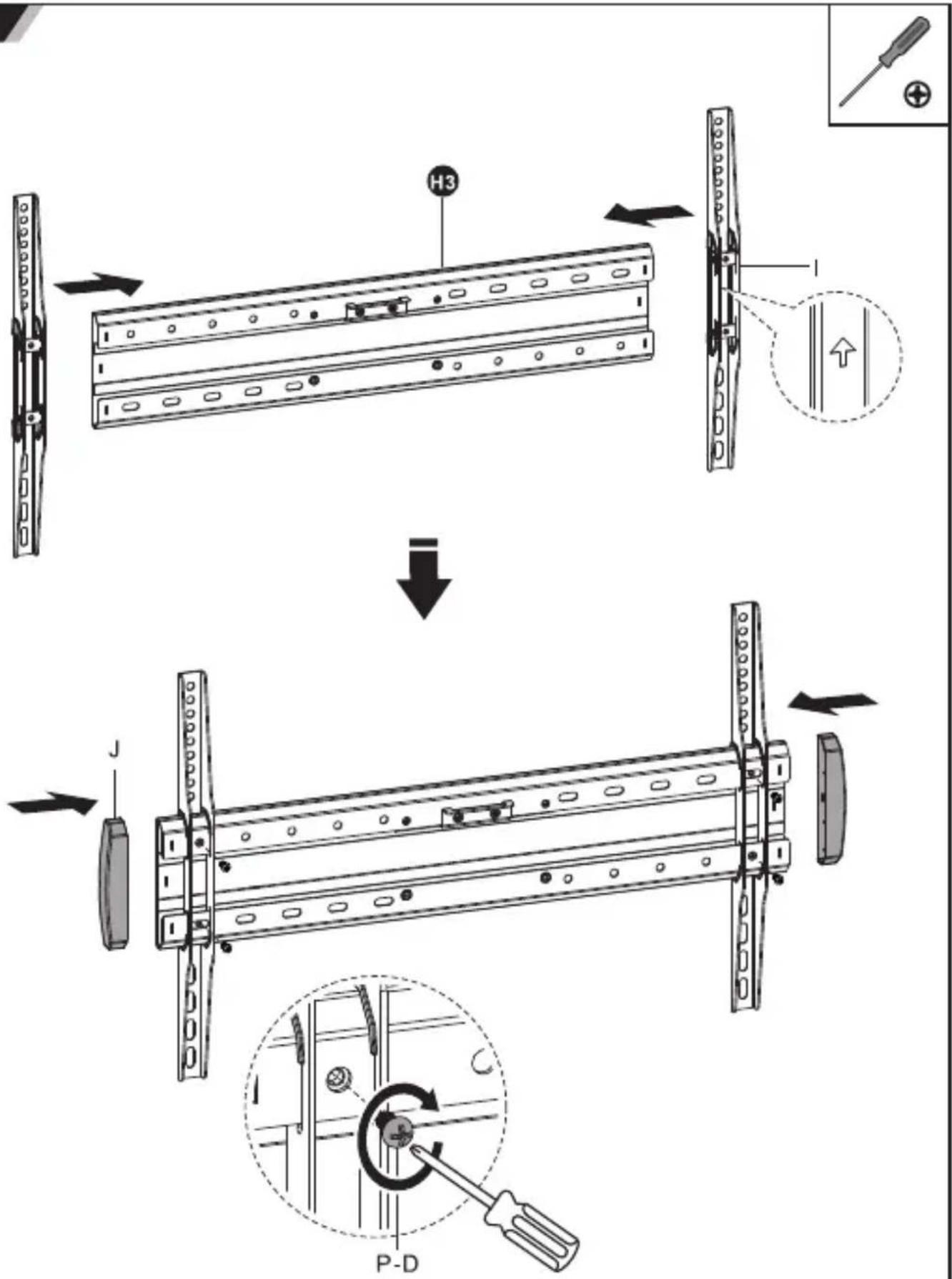 Deltaco ARM-0452 - TV/DISPLAY FLOOR STAND WITH WHEELS - 28