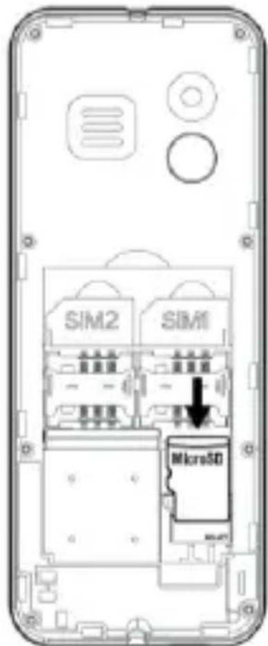 ENERGIZER E4 - Insérer une carte mémoire (en option) - 1