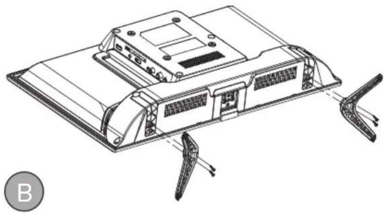 Krüger&Matz KM0232-T4 - Instructiunile de asamblare pentru suport de baza - 2