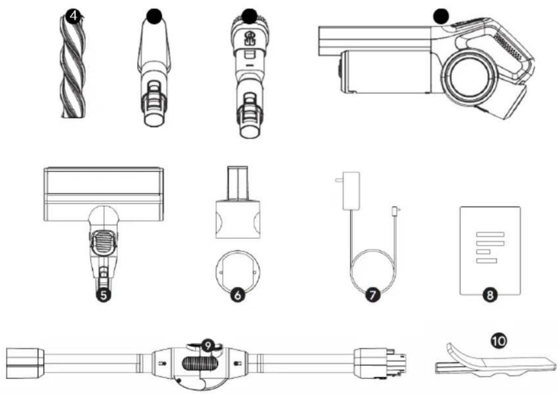 Sogo SS-16175 - NOME DAS PEÇAS DO PRODUCTO E DIAGRAMA - 1