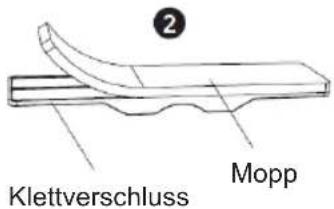 Sogo SS-16175 - Verwendung und Reinigung des Mopps - 3
