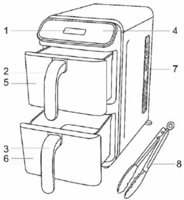 Sogo SS-10930 - DESCRIEREA PIESELOR - 1