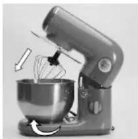 Sogo SS-14510 - HOW TO USE KNEADING HOOK, FLAT BEATER, WHISK - 4