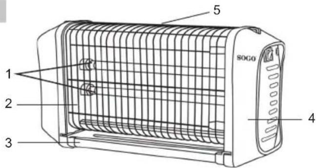 Sogo SS-13930 - ОПИС ДЕТАЛЕЙ - 1