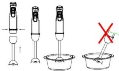 Sogo SS-14415 - COME USARE IL FRULLATORE DI MANO - 1