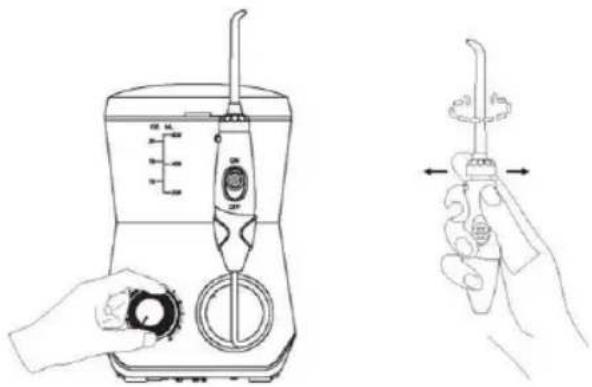 Sogo SS-12360 - Utilizar o irrigador oral - 1
