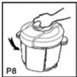 Sogo SS-10610 - NOTE : NE PAS UTILISER DE MATÉRIAUX ABRASIFS POUR NETTOYER LA SURFACE NE PAS IMMERGER LE BOÎTIER OU LE COUVERCLE DE L'AUTOCUISEUR - 9