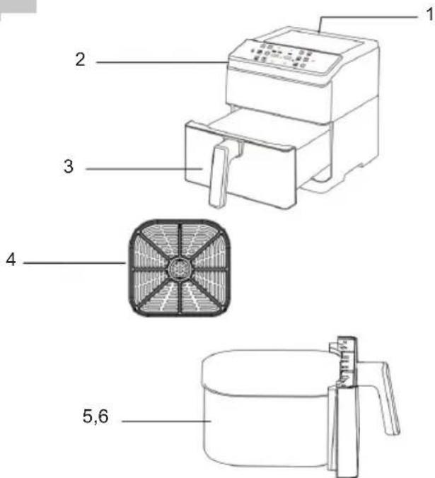 Sogo SS-10915 - DESCRIPCIÓN DE LAS PARTES - 1
