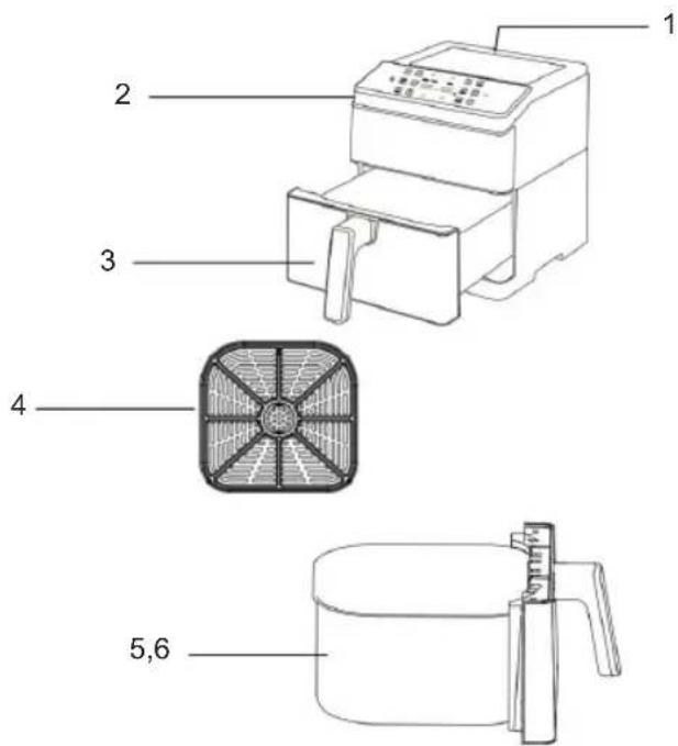 Sogo SS-10915 - DESCRIEREA PIESELOR - 1