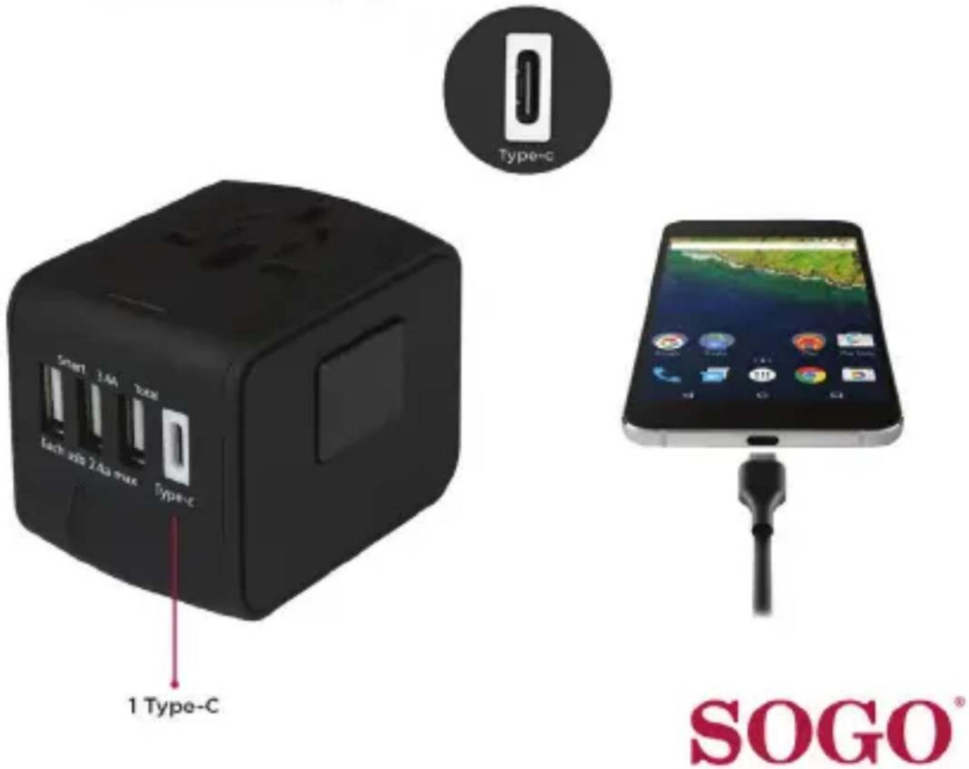 Sogo SS-18125 - C-USB haute vitesse, port USB spécial pour les appareils de type C - 1