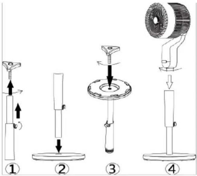Sogo SS-21345 - Instrucciones de montaje: - 1