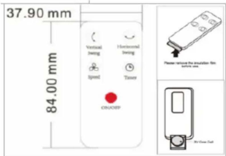 Sogo SS-21345 - Control remoto: - 1