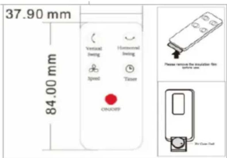 Sogo SS-21345 - Control remoto: - 1