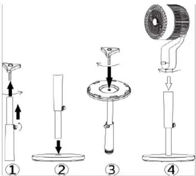 Sogo SS-21345 - Instruções de montagem: - 1
