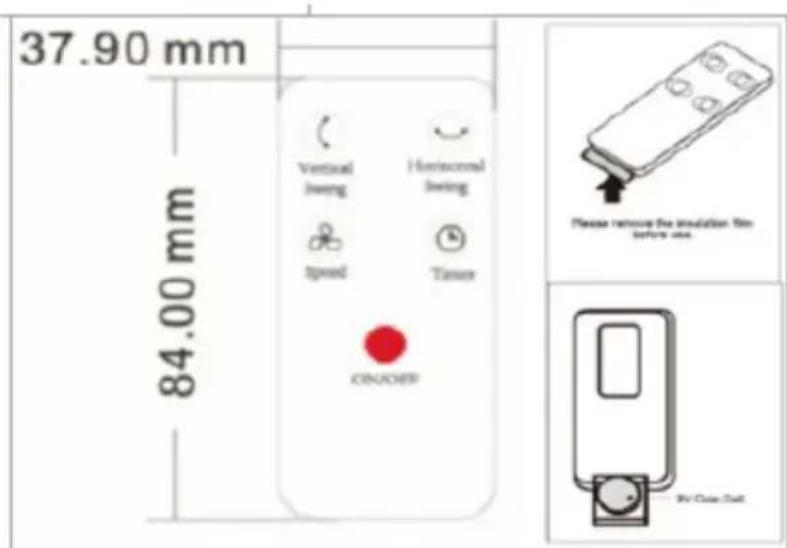 Sogo SS-21345 - Fernbedienung: - 1