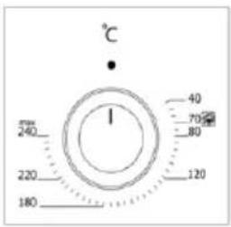 Sogo SS-24215 - Taste für die Temperatureinstellung (Thermostat): - 1