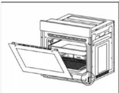 Sogo SS-24210 - Pulizia e montaggio della porta del forno - 2
