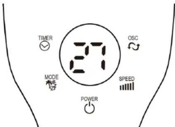 Sogo SS-21250 - DISPLAY DIGITAL DE VENTILADOR - 1