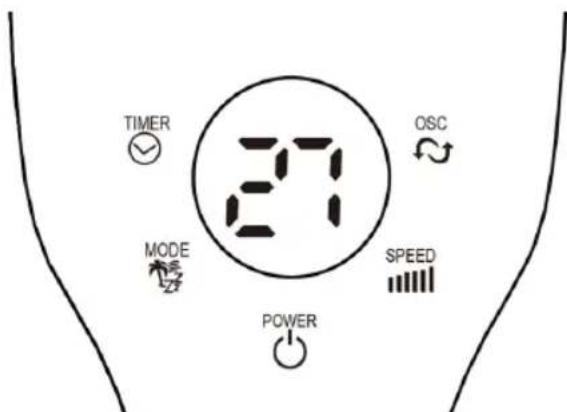 Sogo SS-21250 - DIGITAL FAN DISPLAY - 1
