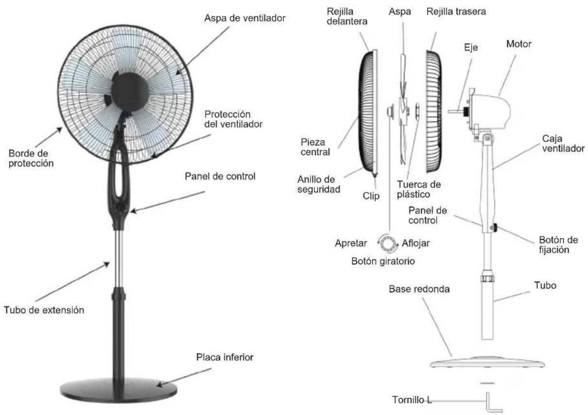 Sogo SS-21250 - Montaje del motor a la columna de extensión - 1