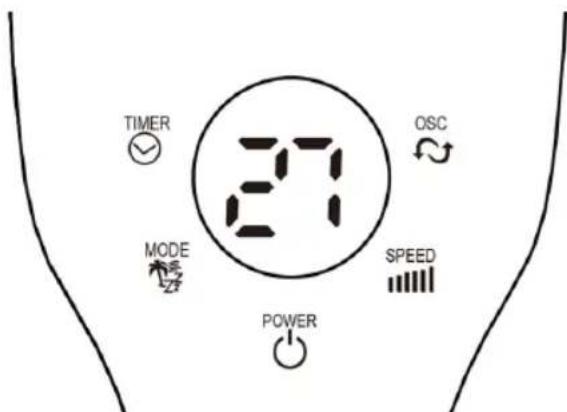 Sogo SS-21250 - AFFICHAGE NUMÉRIQUE DU VENTILATEUR - 1