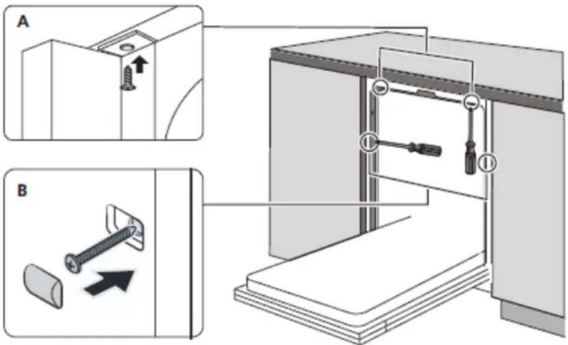 DE DIETRICH DBJ434DQA - Étape 3. Étapes d'installation du lave-vaisselle - 2