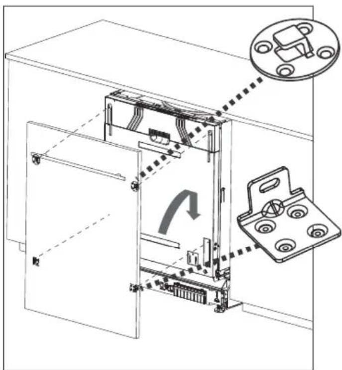 DE DIETRICH DBJ434DQA - Step 2. Aesthetic panel's dimensions and installation - 3