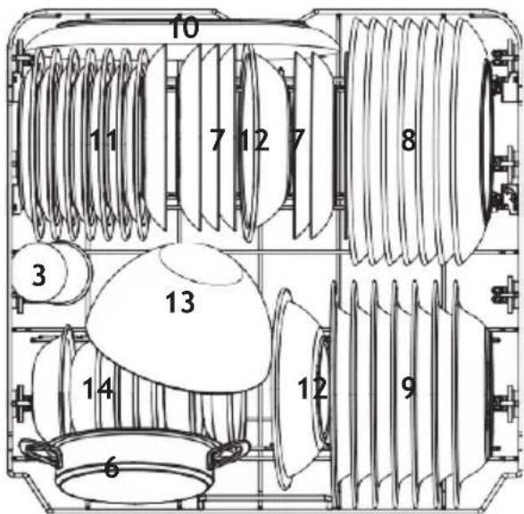 DE DIETRICH DBJ434DQA - Spodný kôš - 1