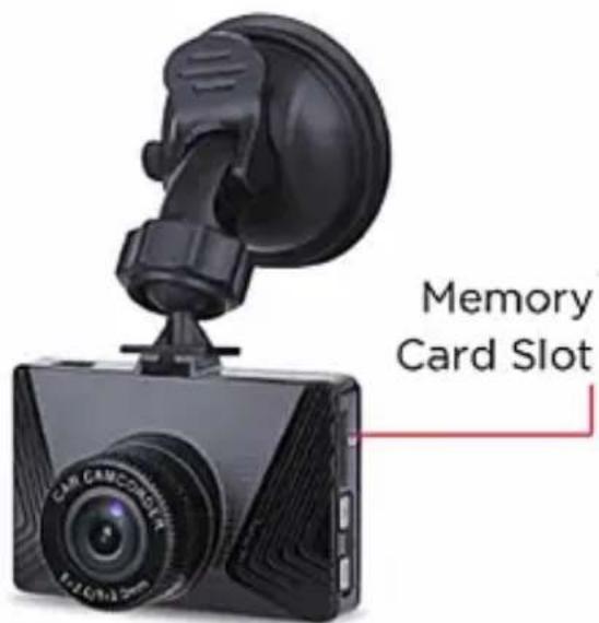 AGFAPHOTO Realimove KM600 - A MEMÓRIA KÁRTYA BEHELYEZÉSE A FEDÉLZETI KAMERÁBA - 1