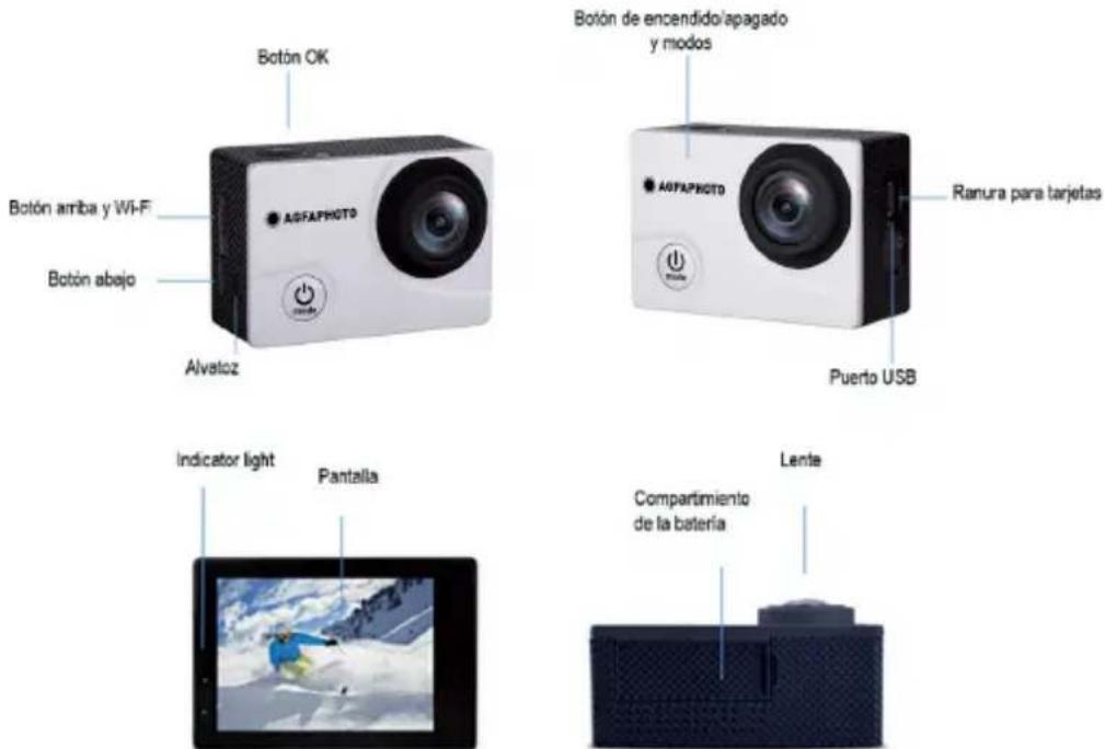 AGFAPHOTO Realimove AC5000 - VISTA GENERAL DE LA CÁMARA - 1