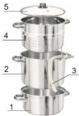 Browin 800505 - Notice d'utilisation de l'extracteur de jus à vapeur (kit pour obtenir du jus de fruit) - 1