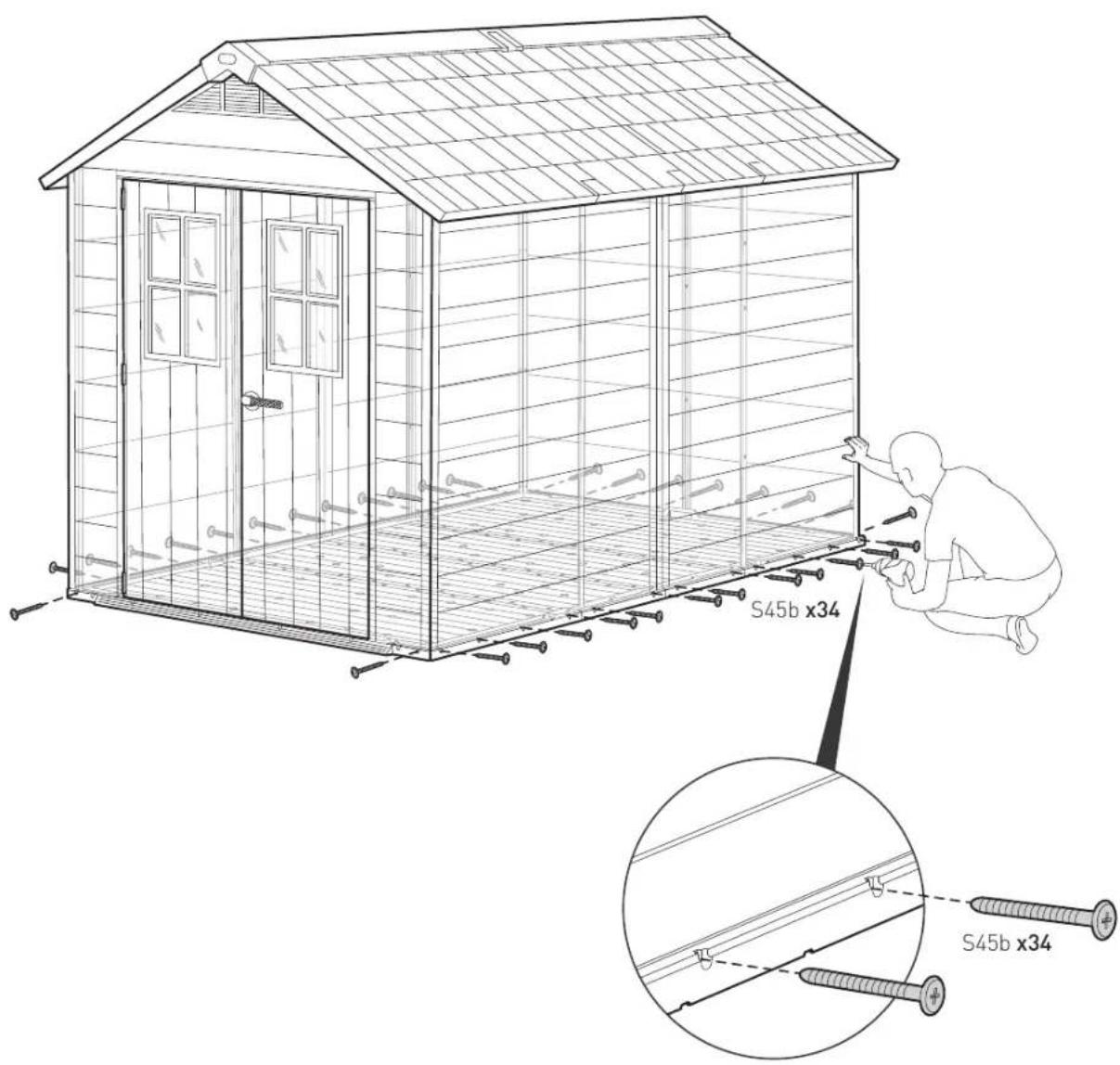 KETER Newton 7511 - ACTIVATION DE LA GARANTIE - 154