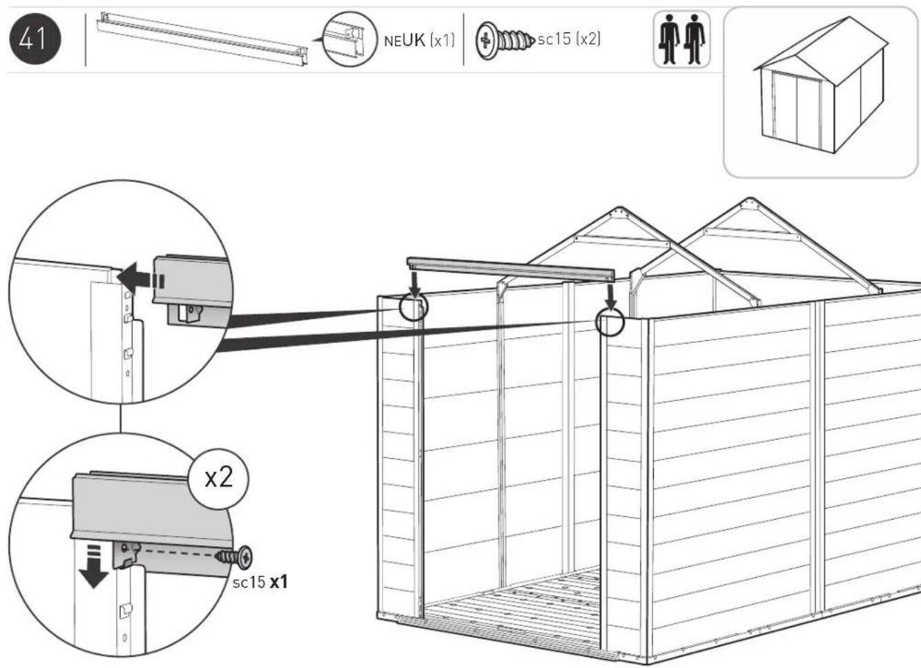 KETER Newton 7511 - ACTIVATION DE LA GARANTIE - 89